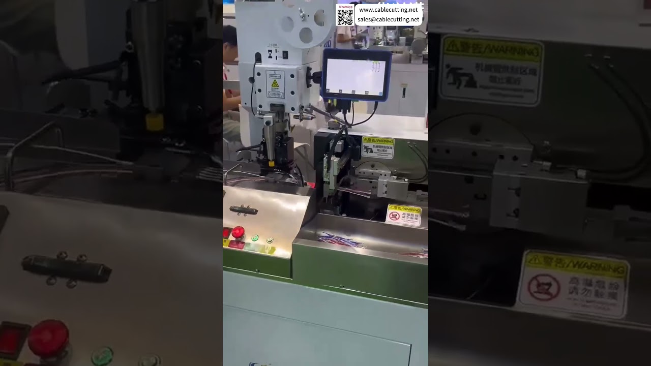 全自動5線圧着・予備はんだ付け機 1～5ツール設定対応 ロールシステム搭載 カスタムセット